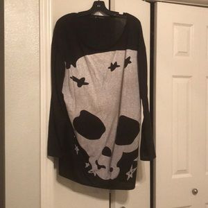 Long Sleeved Skull Shirt